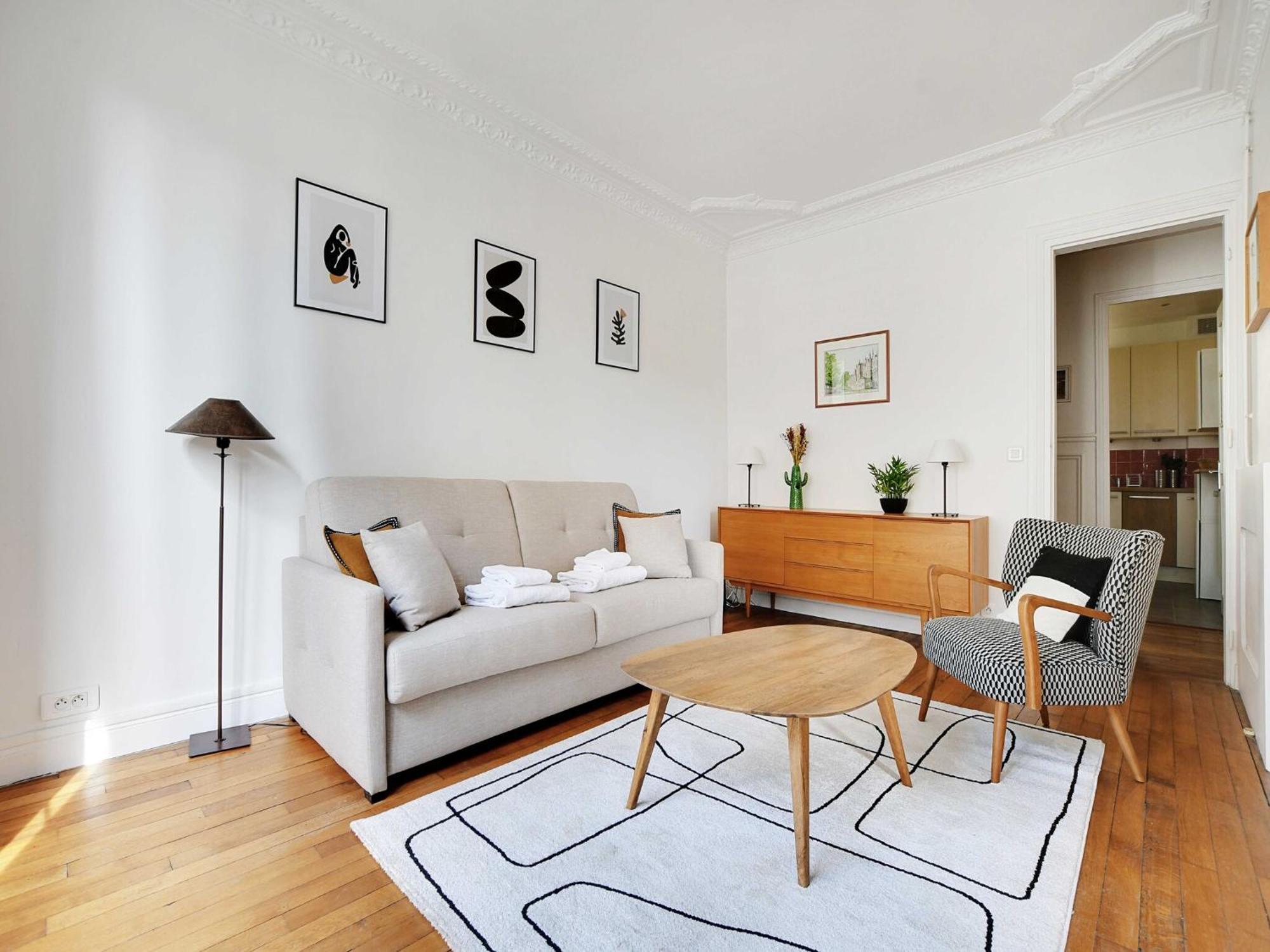Appartement Charme Et Confort 1 Bdr 4p Nation Parijs